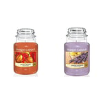 Yankee Candle Spiced Orange, Large jar Candle & Scented Candle | Lemon Lavender Large Jar Candle | Burn Time: Up to 150 Hours