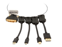 *Stoltzen Nyx Adapter Ring - HDMI til DP, MiniDP, Micro HDMI, Mini HDMI & DVI