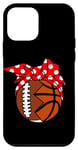 iPhone 12 mini Football Basketball Player Mom Funny Ball Mom Case