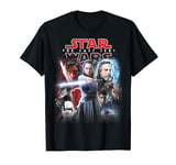Star Wars Last Jedi Character Collage Poster T-Shirt