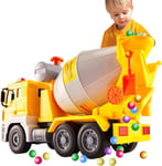 Large Cement Mixer Dump Truck Children's Construction Toy for Boys Girls Gift