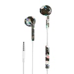 Music Sound | Fantasy Capsule Earphones | Earbuds with Wire and Microphone - Jack 3.5 mm - Rainbow Pattern