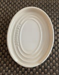 Le Creuset Stoneware Oval Spoon Rest - Meringue (New)