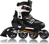 Blackwheels Justerbara Rullskridskor Sonic Svart-Grön R. 33-36