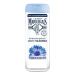 Le Petit Marseillais | Gel Douche Apaisant Haute Tolérance Fleur de Bleuet Bio (flacon de 400 ml) – 98% d'ingrédients d'origine naturelle – Pour tous types de peaux, même sensibles