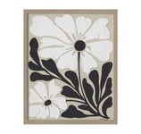Målning med ram 40x50cm, blommor 1