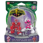Mighty Morphin Power Rangers 2.5-inch PINK RANGER and LORD ZEDD Stylised Figures