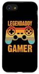 Coque pour iPhone SE (2020) / 7 / 8 Papa amusant pour amateur de jeux vidéo Legendaddy Gamer Daddy