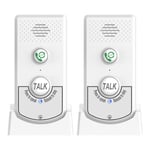 Trådlös intercom för hemmet med röstkommunikation, dubbelriktad samtalsfunktion, extra lång räckvidd, trådlös röstintercom för äldre, WELLNGS
