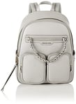 Michael Kors Women Elliot MD Backpack, Pearlgrey, 7,62 x 27,94 x 15,24