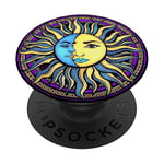 Sun & Moon Pop Socket for Phone Cute PopSockets Sun and Moon PopSockets Swappable PopGrip