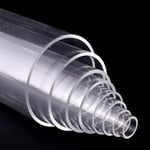 ATEYC Acrylic Tube Clear, 50cm Length O.D 60-110mm Acrylic Transparent Pipe Fish Tank Aquarium Supplies Garden Hydroponics Water Pipe 1pc (Size : 60mm Outer Dia)