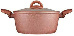 Cerastone T81272RS Forged Casserole Dish With Non Stick Coating Soft Touch Hand