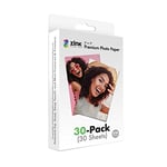 Zink Lot de 30 feuilles de papier photo instantané 5,1 x 7,6 cm Compatible avec appareils photo et imprimantes Polaroid Snap, Snap Touch, Zip et Menthe White