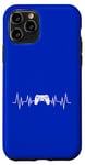 iPhone 11 Pro Vintage Cool Gamer Heartbeat Controller Gaming Case