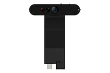 Lenovo ThinkVision MC60 (S) - Webcam - farve - 1920 x 1080 - 1080p - audio - USB 2.0 - MJPEG, YUY2