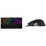 Corsair K70 RGB MK.2 Mechanical Gaming Keyboard - Black & M65 ELITE RGB Optical FPS Gaming Mouse - Black
