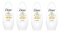 4 x Dove ORIGINAL ROLL ON Anti-Perspirant Deodorant 48H Alcohol Free 50ml
