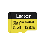 Lexar microSD GOLD UHS-II, R280 / W100 C10 / A1 / U3 (V60) 128GB