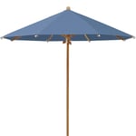 Glatz, Teakwood parasoll 350 cm Kat.4 418 Cobalt