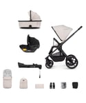 Venicci Tinum Edge 3 in 1 in Dust with Car Seat Base Bag Footmuff and Raincover