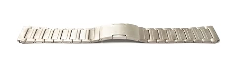 System-S Bracelet en titane 22 mm avec boucle déployante pour Smartwatch Huawei en gris, métallisé/gris, Eine Grösse, Métallisé/Gris, Eine Grösse