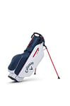 Callaway Golf 2022 Fairway C Stand Bag, Single Strap, Navy/White/Red Color