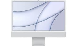 Apple iMac 24" 256 Go SSD 8 Go RAM Puce M1 CPU 8 cœurs GPU 7 cœurs Argent Clavier Pavé Numérique Touch ID