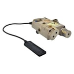 Element Airsoft PEQ-15 Lampa/Laser/IR med Remote (Färg: Tan)