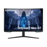 Samsung Odyssey G7 Neo 32" 4K Ultra HD Curved Quantum Dot Mini LED 165Hz Gaming Monitor - LS32BG750NPXXU
