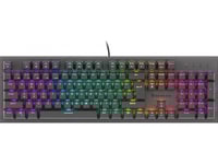 Gaming Tangentbord Genesis Thor 303 Cz/Sk Rgb Bakgrundsbelysning Mekanisk Tyst Switch Svart Het