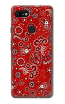 Red Classic Bandana Case Cover For Google Pixel 3 XL