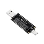1X(1 Pcs CFast USB 3.1 Type A+C Card Reader Adapter 10Gbps Fast Card Reader Adap
