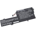 vhbw batterie compatible avec Lenovo V530s-14 i5-8250U/16G/512GB, V530s-14 i5-8250U/8G/256GB laptop (3100mAh, 11.52V, Li-Polymère, noir)