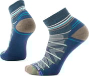 Smartwool Men's Hike Light Cushion Pattern Ankle Socks Twilight Blue, 38-41