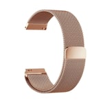 Milanese Mesh Smartwatch klockarmband för Polar Ignite, etc - Rose Gold