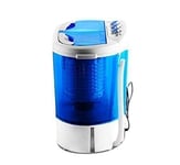 NEW TWIN TUB MINI PORTABLE 230V WASHING MACHINE FOR OUTDOOR GARDEN CAMPING SPIN DRYER