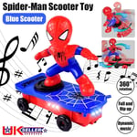 Dancing Hero Toy Scooter Toy Spider-Man Theme Stunt Performance Educational Toys
