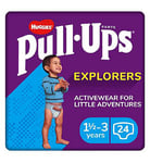 Huggies Pull-Ups Explorers, Boy, Size 1.5-3 Years, Nappy Size 4-5+, 24 BIG KID Pants