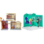 Wizarding World Harry Potter, Magical Minis Diagon Alley 3-in-1 Playset with Lights and Sounds, 2 Figures & Harry Potter, Magical Minis Honeydukes Sweet Shop with 2 Exclusive Figures and 5 Accessories