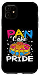 Coque pour iPhone 11 Pansexual Pride Funny Pan Cake (gâteau à la casserole)