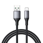 Joyroom Flash Series Snabbladdning USB-A till Lightning Kabel 3A,  2m - Svart