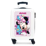 Disney Minnie Joy Blue Cabin Suitcase 37x55x20 cm Rigid ABS Combination lock 34 Litre 2.6 Kg 4 Double Wheels Hand Luggage