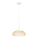 EGLO Yuku-Z Smart Pendellampa – Bambu Ø46 cm – RGB + Vitt – Zigbee & Bluetooth