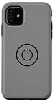 Coque pour iPhone 11 Arrêt du bouton Power Icon Player On and Off