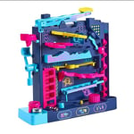 TOMY Games Screwball Scramble Level Up - Gravity Defying Vertical Obstacle Course Marble Run - Logic and Hand-eye Coordination Puzzle Games - Educational Toys for 5 Year Olds and Up