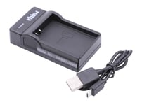 vhbw Chargeur USB de batterie compatible avec Drift Innovation Ghost S batterie appareil photo digital, DSLR, action cam