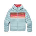Cotopaxi Womens Fuego Down Hooded Jacket (Blå (SEA SPRAY STRIPES) X-small)