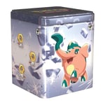 Pokémon Boîte de Collection empilable de Type métal du GCC (Trois enveloppes d'expansion et Deux Feuilles d'autocollants), édition en Italien