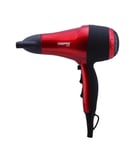 Geepas 2000W Hair Dryer 2 Speed 3 Heat Option Concentrator Ionic Function Red